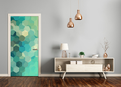 Autocolante para porta Fundo abstrato