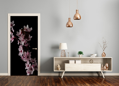 Papel de parede em porta flores de cerejeira