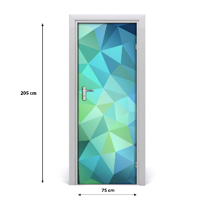 Papel de parede em porta Fundo abstrato