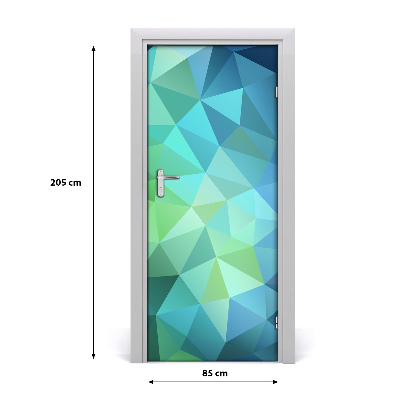 Papel de parede em porta Fundo abstrato