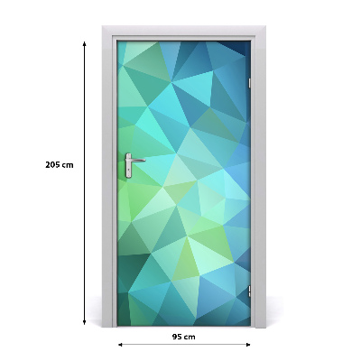 Papel de parede em porta Fundo abstrato