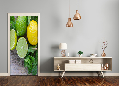 Adesivo em porta Limas e limão