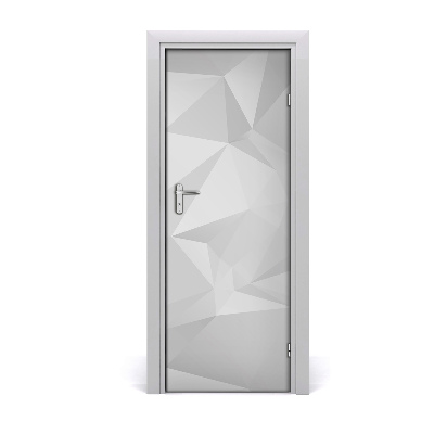 Autocolante para porta Triângulos abstratos