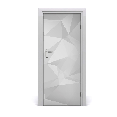 Autocolante para porta Triângulos abstratos