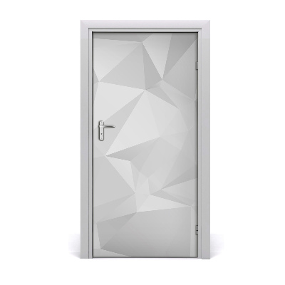 Autocolante para porta Triângulos abstratos