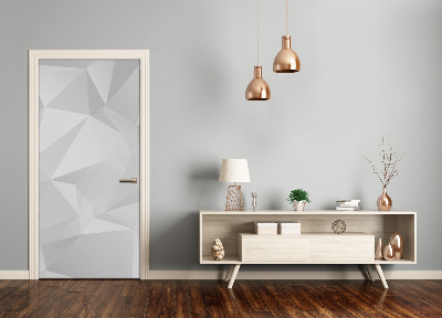 Autocolante para porta Triângulos abstratos