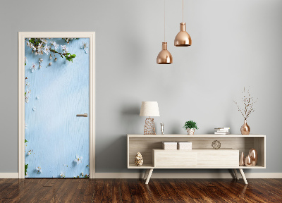 Papel de parede em porta flores de cerejeira