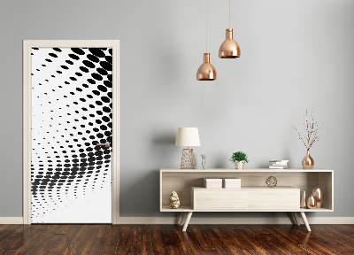 Papel de parede em porta Fundo geométrico