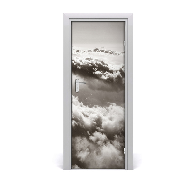 Autocolante para porta Voo acima das nuvens