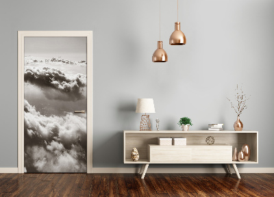 Autocolante para porta Voo acima das nuvens