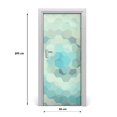 Autocolante para porta Fundo abstrato