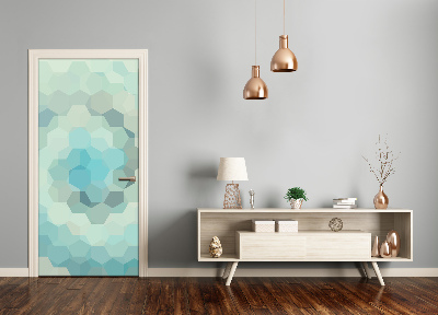 Autocolante para porta Fundo abstrato