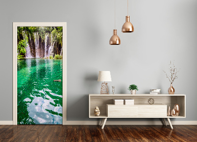 Adesivo em porta Lagos de Plitvice