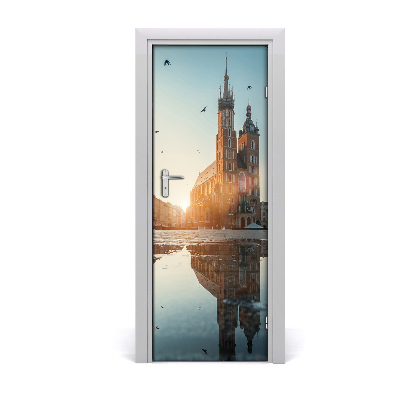 Papel de parede em porta Cracóvia, Polônia