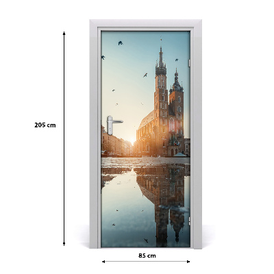 Papel de parede em porta Cracóvia, Polônia