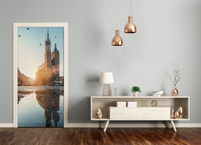 Papel de parede em porta Cracóvia, Polônia