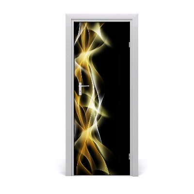 Adesivo em porta Abstração da luz