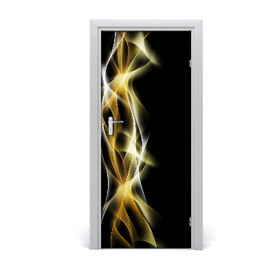 Adesivo em porta Abstração da luz