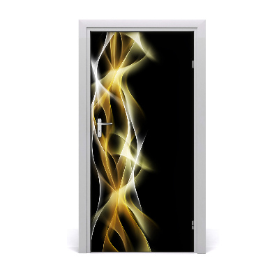 Adesivo em porta Abstração da luz