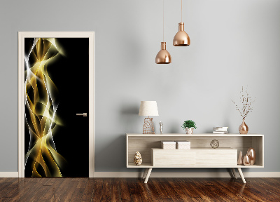 Adesivo em porta Abstração da luz