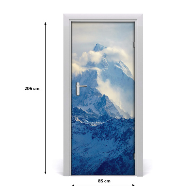 Adesivo em porta Topo da montanha