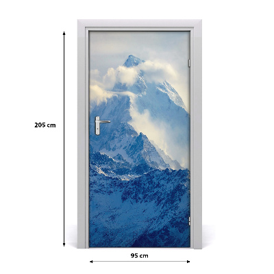 Adesivo em porta Topo da montanha