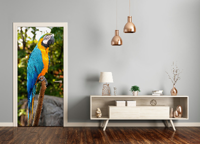 Autocolante para porta Papagaio arara