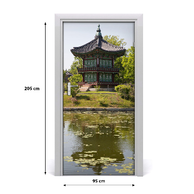 Autocolante para porta Parque Japonês