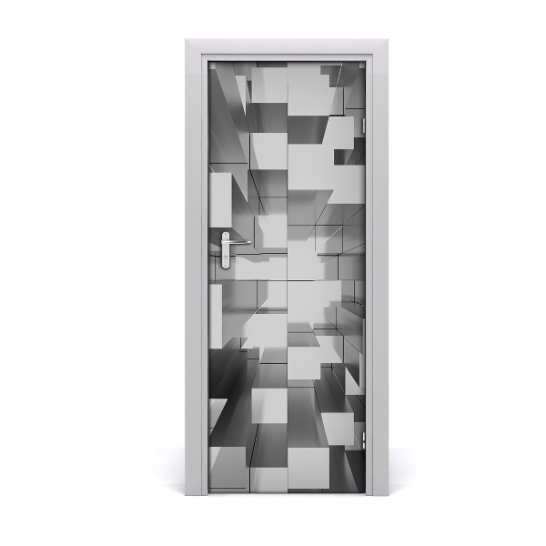 Papel de parede em porta Fundo abstrato