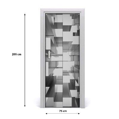 Papel de parede em porta Fundo abstrato