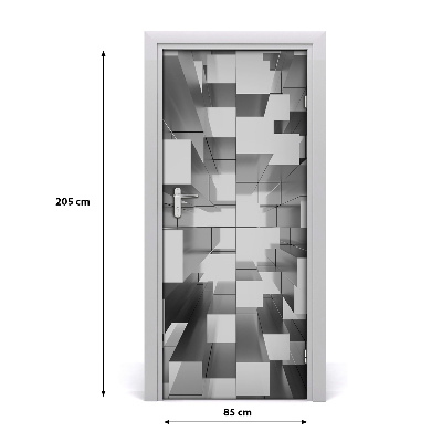 Papel de parede em porta Fundo abstrato