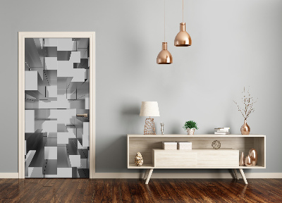 Papel de parede em porta Fundo abstrato