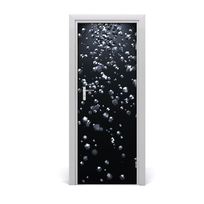 Papel de parede em porta Abstração 3D