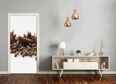 Autocolante para porta Grãos de café