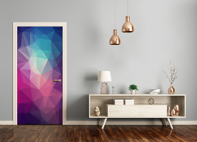 Autocolante para porta Fundo abstrato