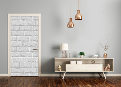 Adesivo em porta Parede de tijolos