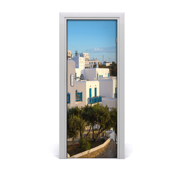 Adesivo em porta Mykonos Grécia