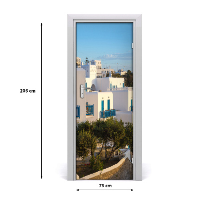 Adesivo em porta Mykonos Grécia