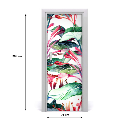 Adesivo em porta Madressilva