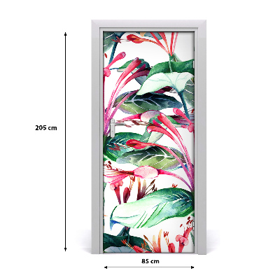 Adesivo em porta Madressilva