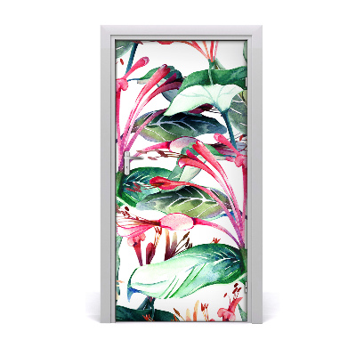 Adesivo em porta Madressilva