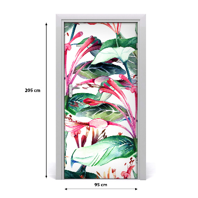 Adesivo em porta Madressilva