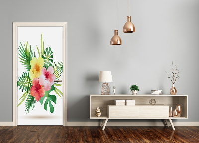 Autocolante para porta flores havaianas