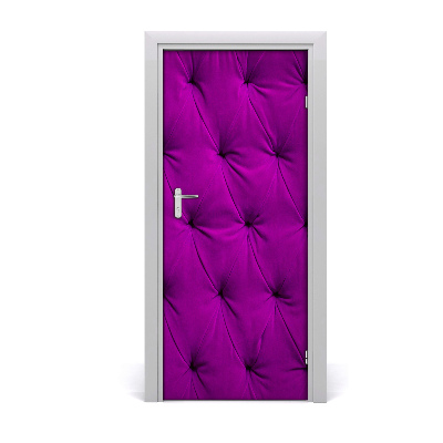 Adesivo em porta Parede de veludo
