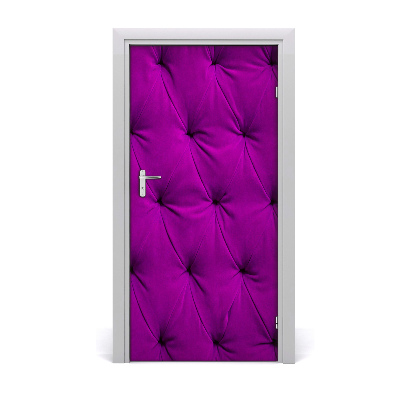 Adesivo em porta Parede de veludo