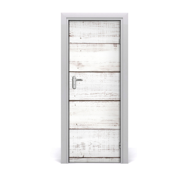 Papel de parede em porta Parede de madeira