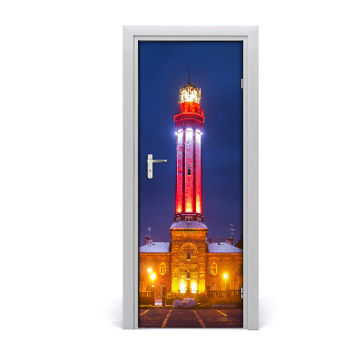 Autocolante para porta Niechorze Polônia