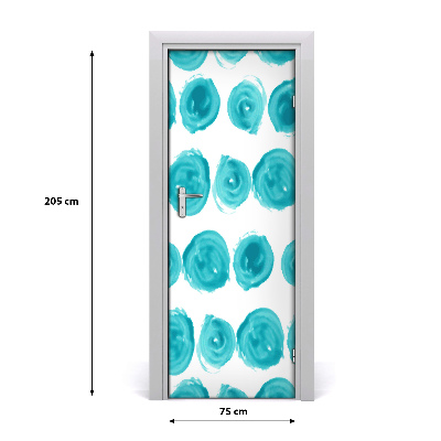 Autocolante para porta pontos de casa