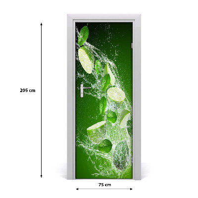 Papel de parede em porta Limas