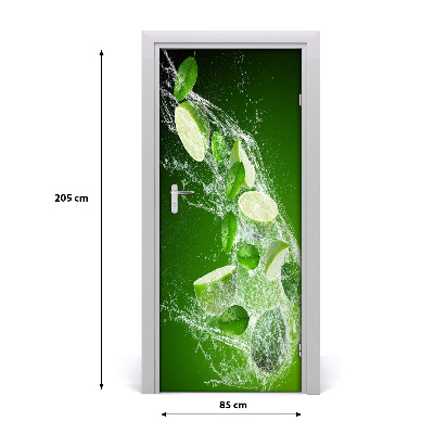 Papel de parede em porta Limas